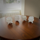 Clear Quartz Carved Cauldrons FB3207