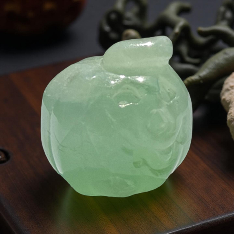 Green Fluorite Jack O'lantern Pumpkin FB2708