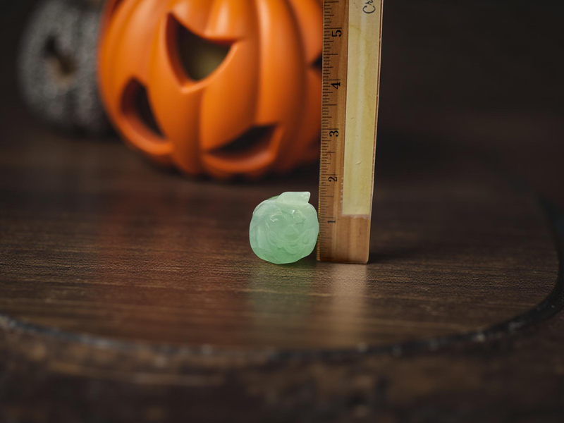 Green Fluorite Jack O'lantern Pumpkin FB2708