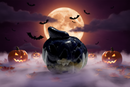 Sodalite Jack O' Lantern Pumpkin FB2701