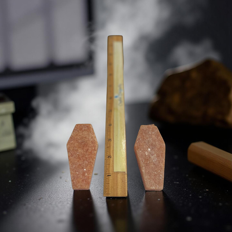 Sunstone Coffin Shape Carving FB2973