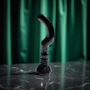 Black Obsidian and Golden Sheen Obsidian Witch Broom FB2737