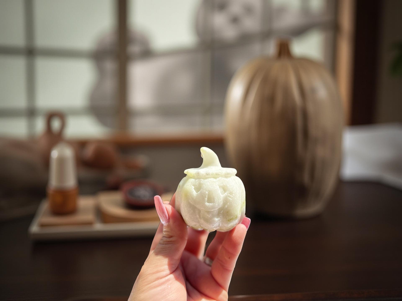 Xiuyang Jade Jack O' Lantern Pumpkin FB2709