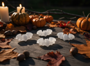 Selenite Bat Carving, Spirit / Totem Animal 🦇 FB2398