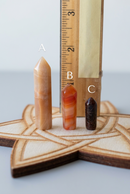 Yellow Orange Aventurine Small Terminated Points FB2362
