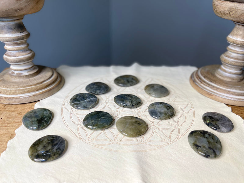 Labradorite Soothing Stones are the Stone of Magic, prophetic dreams, guidance FB2520