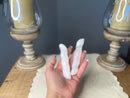 Selenite Twist Wand with Terminated Point, ethereal and purifying; FB1921