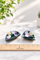 Chrysanthemum Stone Half Moon Bowls for your personal altar or sacred space