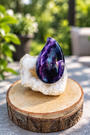 Blue / Purple Rainbow Fluorite Bowls, intuition, clarity, FB2676