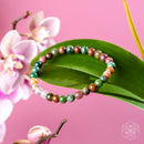The Energy Indian Agate Bracelet | 6mm 🌻 CI637 🌻