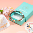 The Energy Indian Agate Bracelet | 6mm 🌻 CI637 🌻