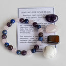 Tumbled Stone & Bracelet Gift Set, PROMOTE INNER PEACE FB1520 🔮
