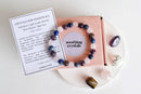 Tumbled Stone & Bracelet Gift Set, PROMOTE INNER PEACE FB1520 🔮