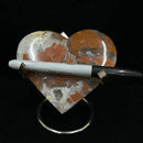 Jasper and Quartz Large Heart FB3315 🔮🌿