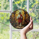 Stained Glass Jesus, Assorted Patterns Sun Catcher / Hanger FB2284