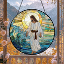 Stained Glass Jesus, Assorted Patterns Sun Catcher / Hanger FB2284