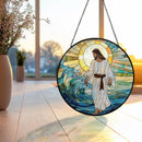 Stained Glass Jesus, Assorted Patterns Sun Catcher / Hanger FB2284
