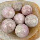Kunzite Polished Spheres in Two Sizes FB1137 🌼🦢🌼