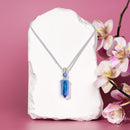 Blue Kyanite Pendant, Aura Shield 💙 CI636