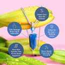 Blue Kyanite Pendant, Aura Shield 💙 CI636