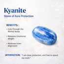 Blue Kyanite Pendant, Aura Shield 💙 CI636