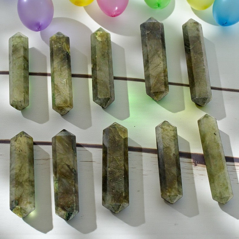 Labradorite Double Terminated Flat Sided Points FB2927 🍃