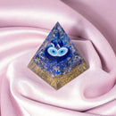 Lapis Lazuli Evil Eye Protection Pyramid FB1522 🧿
