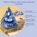 Lapis Lazuli Evil Eye Protection Pyramid FB1522 🧿