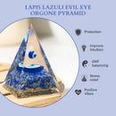 Lapis Lazuli Evil Eye Protection Pyramid FB1522 🧿