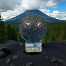 Lava Stone Sphere, amplifies, harmony, balance FB3089 🐈‍⬛