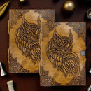 Leather Journal with Embossed Regal Owl FB1837 🦉
