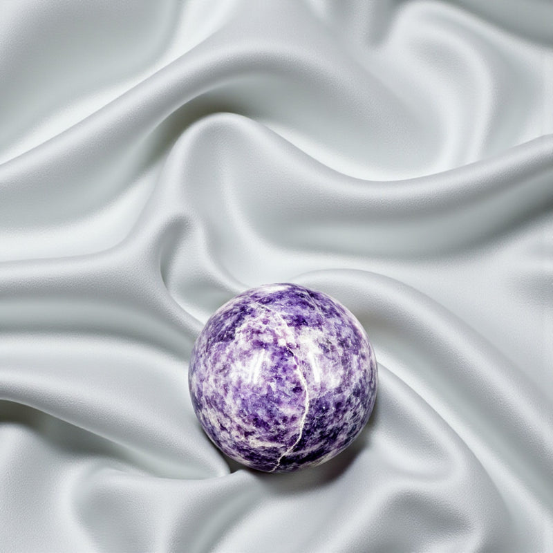 Lepidolite Sphere 55mm 💜🌸💜 CD-10269