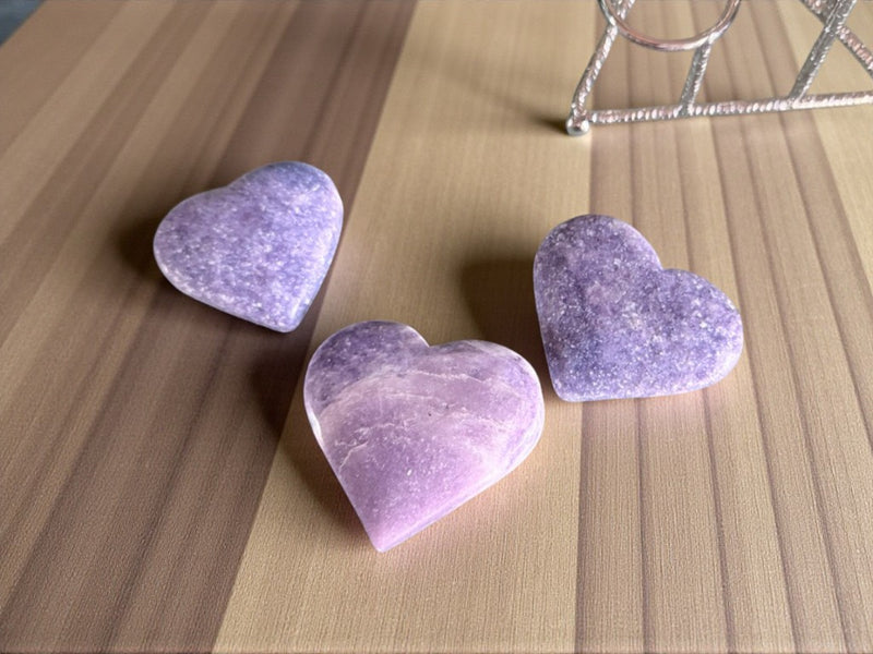 Lepidolite Heart, nurturing, transition, calming FB2282 💜🌸💜