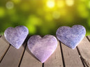 Lepidolite Heart, nurturing, transition, calming FB2282 💜🌸💜