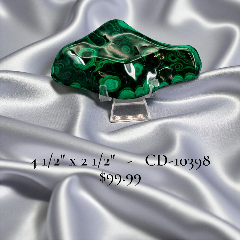 Malachite Freeform Polished Premium Pieces 💚 CD-10395