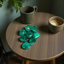 Malachite Pocket Heart, Flat Style, transformation, protection FB1008 🍃