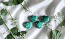 Malachite Pocket Heart, Flat Style, transformation, protection FB1008 🍃