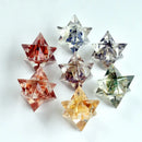 Sacred Geometry Collection - Merkaba Orgone / Orgonite Chakra Collection with Velvet Pouch FB1691