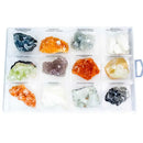 12-Piece Genuine Crystal / Mineral Specimen Collection Set 🎀 FB1849