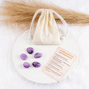 5 Matching Tumbled Stones Small Intention Kits FB3061 💙💜💙