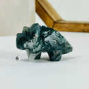 Moss Agate Triceratops FB2425 🦕