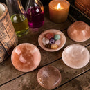 Orange Selenite Polished Bowl, Cleansing, Clearing, Charging from Morocco FB1278 💜🌸💜