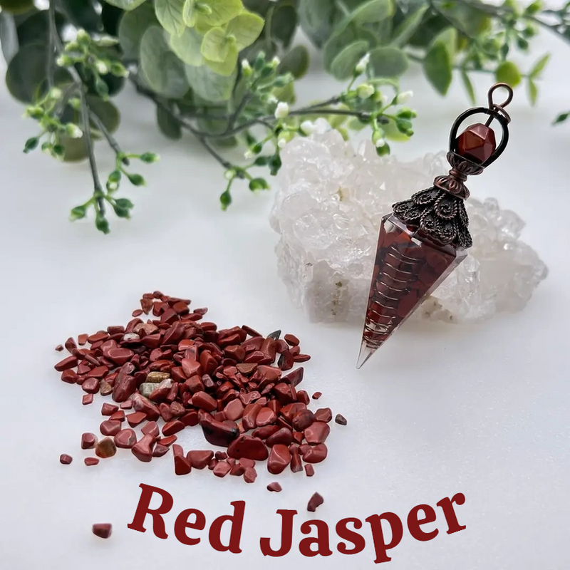 Gemstones with Copper in Orgonite Pendulum FB1853 💦