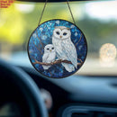 Stained Glass Owls, Assorted Patterns, Sun Catcher / Hanger FB1559 🦉