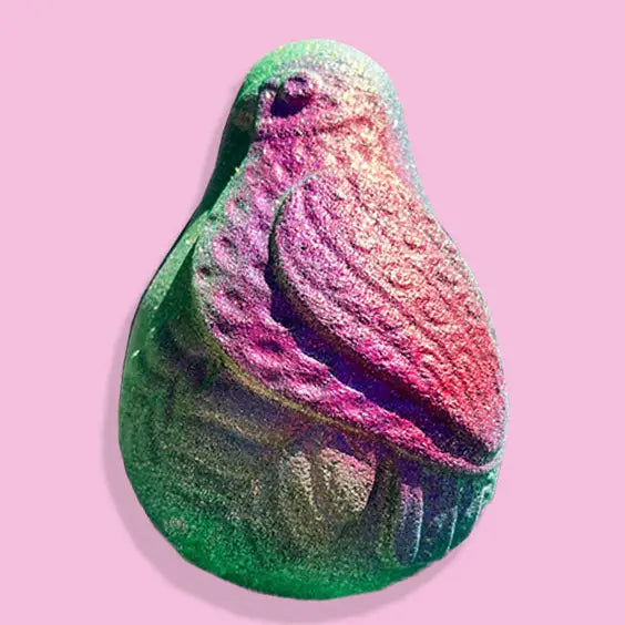 Partridge in a Pear Tree Bath Bomb with Unakite FB2347 💜