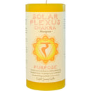 Reiki Charged, Hand-Poured Large Pillar Candle, Chakra Solar Plexus FB1538 💛