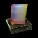 Pink Aura Opalite Freeform Geometric Shapes Carvings FB2910 💗