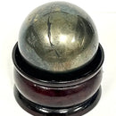 Pyrite Polished Sphere, Prosperity and Grounding FB2705 🌕