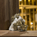 Quartz and Pyrite Natural Points Cluster 🧡🔔🧡 CD-10144