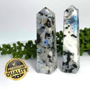 Rainbow Moonstone AAA Quality Obelisk, Standing Point, Tower FB1159 🌸